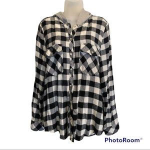 Melloday hooded Flannel